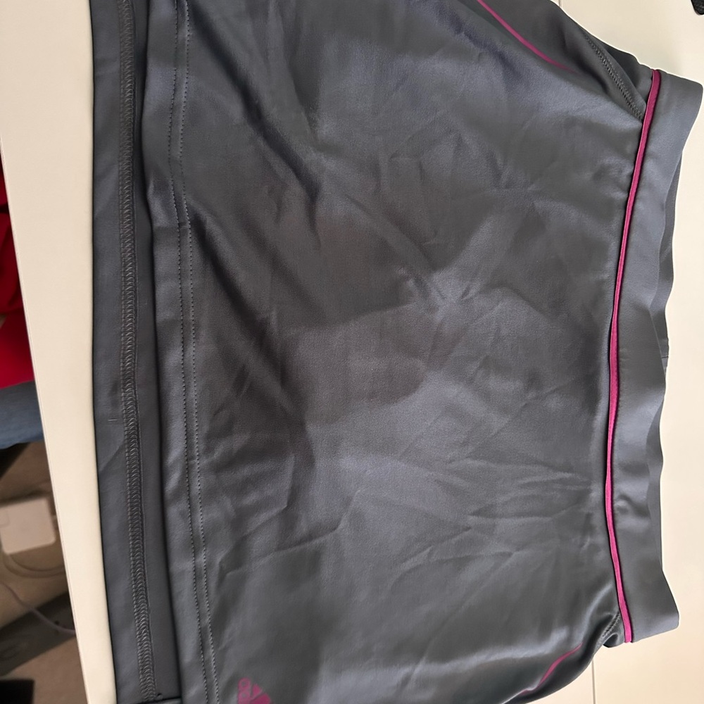Adidas Pink and Gray Mini Athletic Pencil Skorts